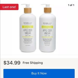 Nature love shampoo X2